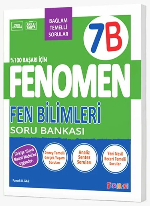 Fenomen Okul Yayınları 7. Sınıf Fen Bilimleri B Soru Bankası