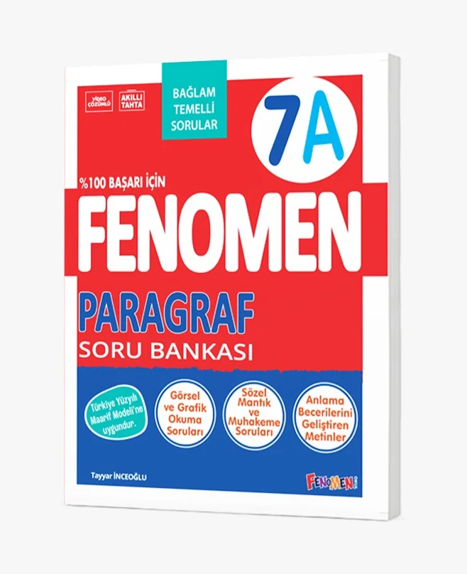 Fenomen Okul Yayınları 7. Sınıf Paragraf A Soru Bankası