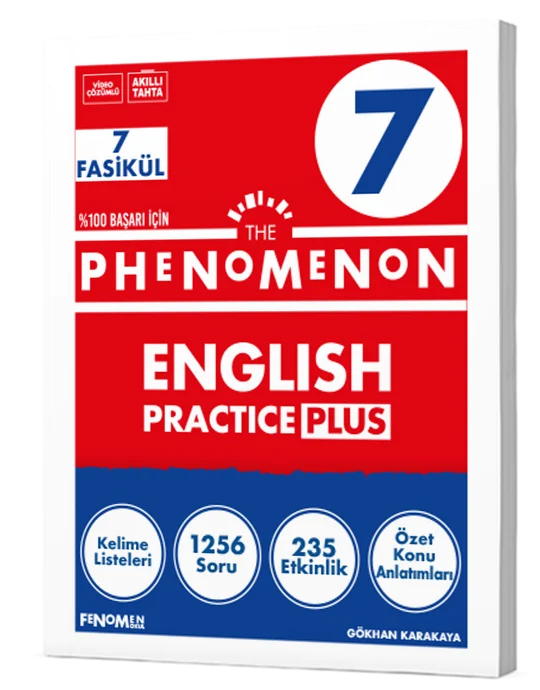 Fenomen Okul Yayınları 7. Sınıf PHENOMENON ENGLISH PRACTICE PLUS