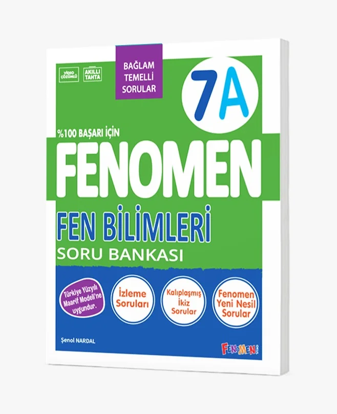 Fenomen Okul Yayınları 7. Sınıf Fen Bilimleri A Soru Bankası