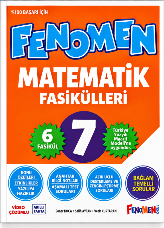 Fenomen Okul Yayınları 7. Sınıf Matematik Fasikül Seti