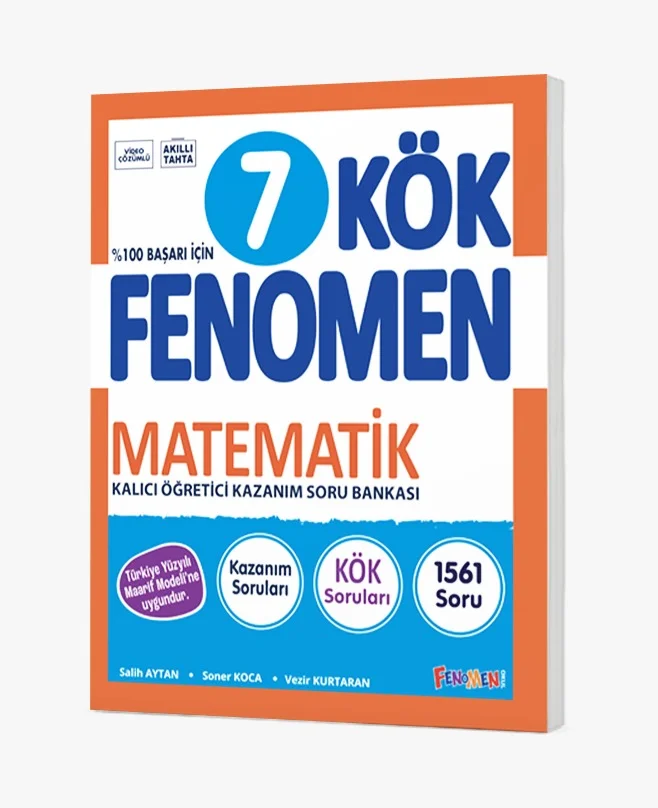 Fenomen Okul Yayınları 7. Sınıf Matematik KÖK Soru Bankası