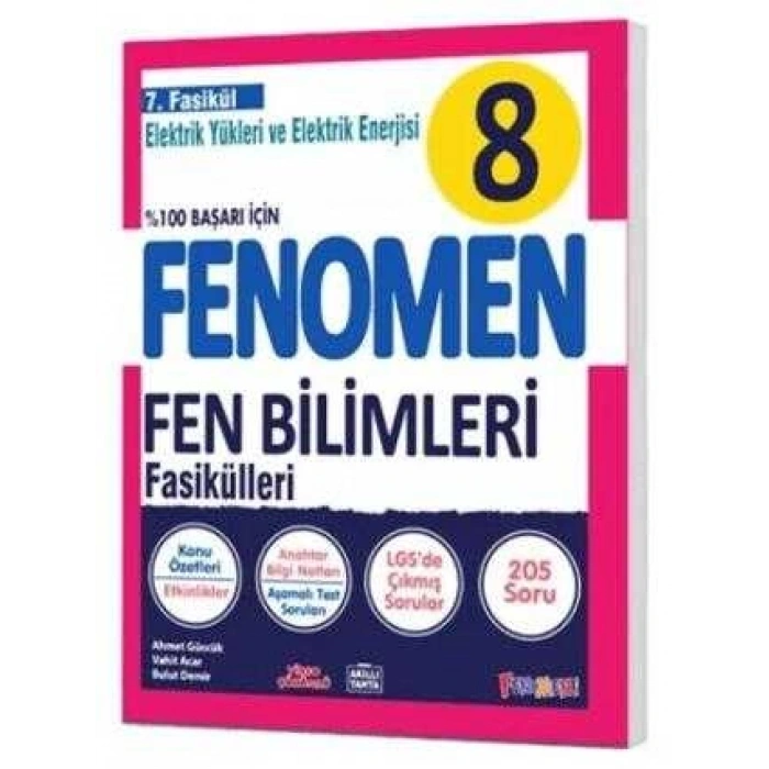 Fenomen Okul Yayınları LGS 8. Sınıf Fen Bilimleri 7. Fasikül (Elektrik Yükleri ve Elektrik Enerjisi)
