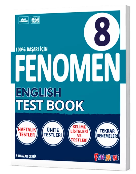 Fenomen Okul Yayınları Lgs 8. Sınıf English Test Book