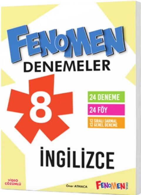 Fenomen Okul Yayınları LGS 8. Sınıf İngilizce Deneme
