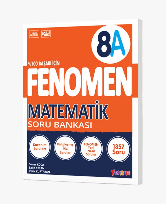 Fenomen Okul Yayınları Lgs 8. Sınıf Matematik A Soru Bankası