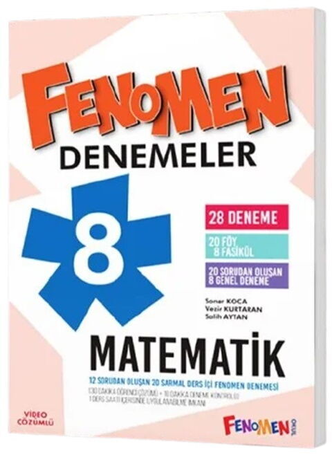 Fenomen Okul Yayınları LGS 8. Sınıf Matematik Deneme
