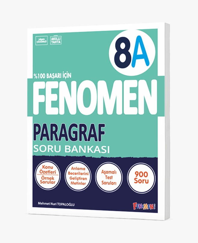 Fenomen Okul Yayınları Lgs 8. Sınıf Paragraf A Soru Bankası