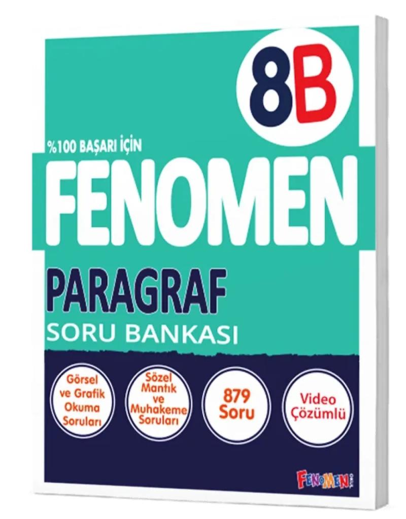 Fenomen Okul Yayınları Lgs 8. Sınıf Paragraf B Soru Bankası