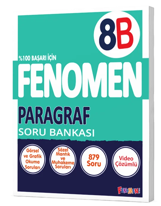 Fenomen Okul Yayınları Lgs 8. Sınıf Paragraf B Soru Bankası