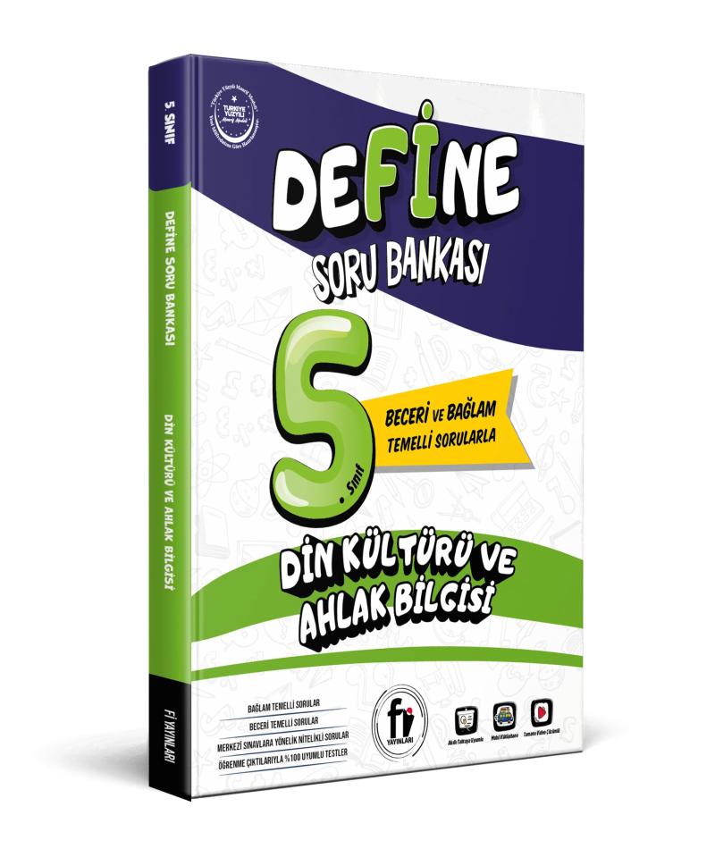 Fi Yayınları 5. Sınıf Define Din Kültürü ve Ahlak Bilgisi Soru Bankası