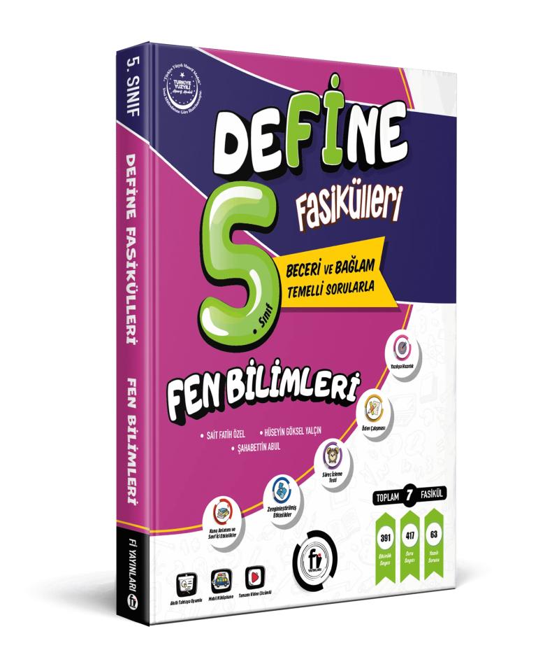Fi Yayınları 5. Sınıf Define Fen Bilimleri Fasikülleri