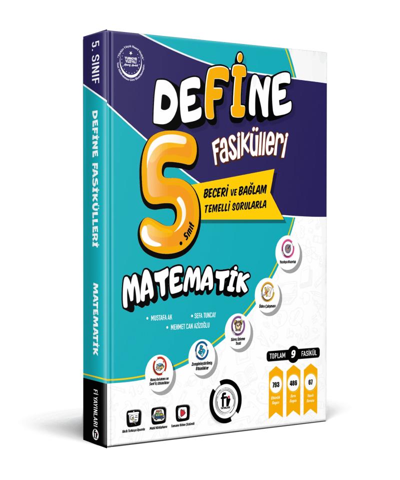 Fi Yayınları 5. Sınıf Define Matematik Fasikülleri