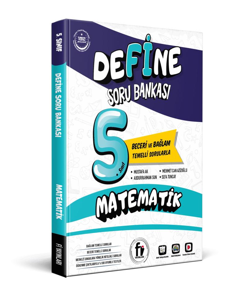 Fi Yayınları 5. Sınıf Define Matematik Soru Bankası