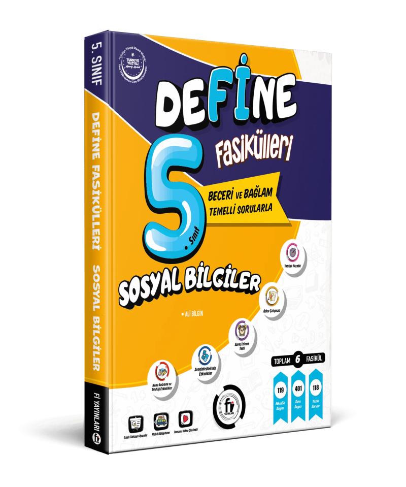 Fi Yayınları 5. Sınıf Define Sosyal Bilgiler Fasikülleri