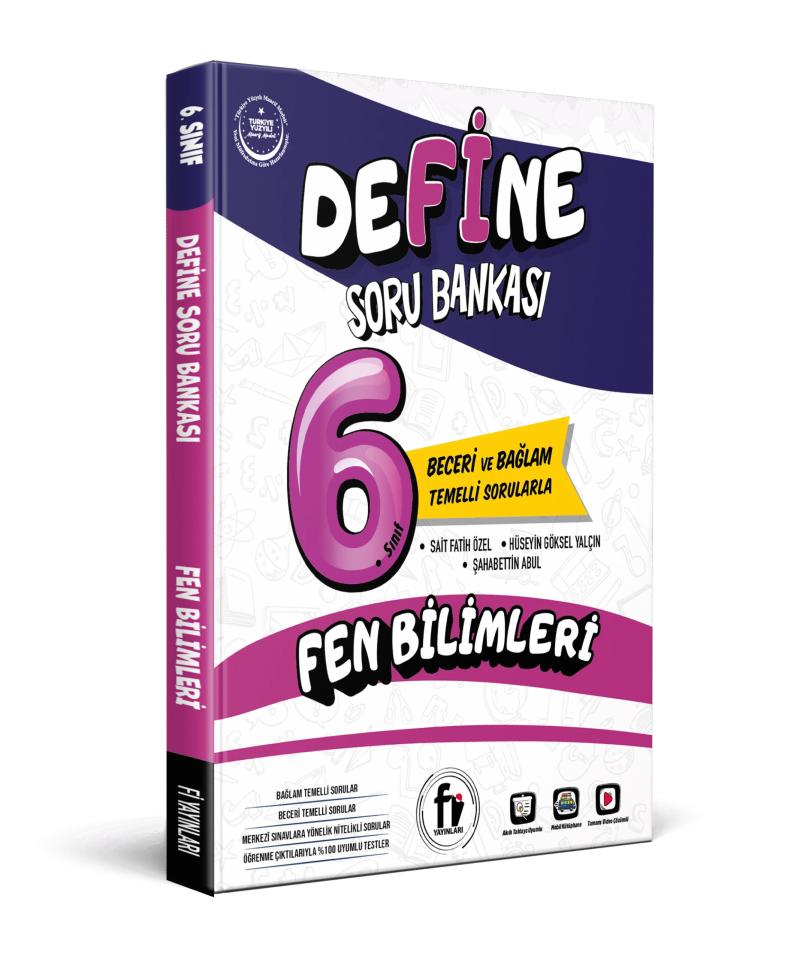 Fi Yayınları 6. Sınıf Define Fen Bilimleri Soru Bankası