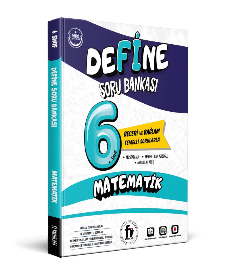 Fi Yayınları 6. Sınıf Define Matematik Soru Bankası
