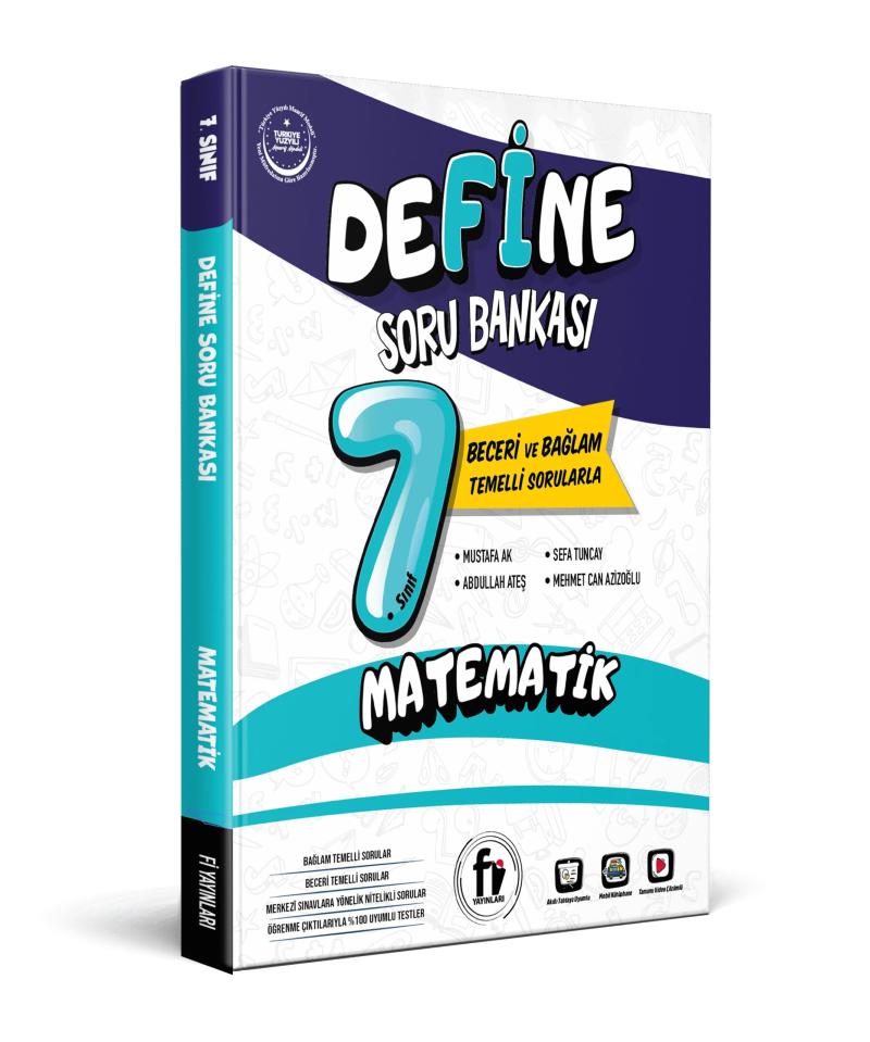Fi Yayınları 7. Sınıf Define Matematik Soru Bankası