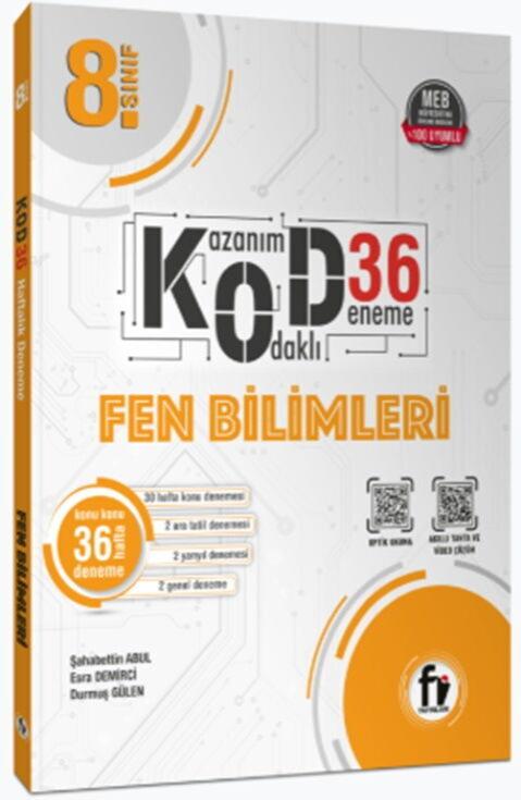 Fi Yayınları LGS 8. Sınıf Fen Bilimleri Kod 36 Deneme