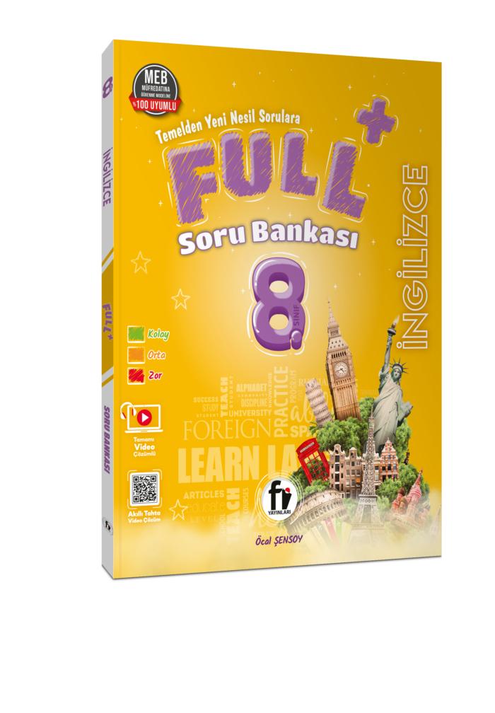 Fi Yayınları LGS 8. Sınıf Full+ İngilizce Soru Bankası