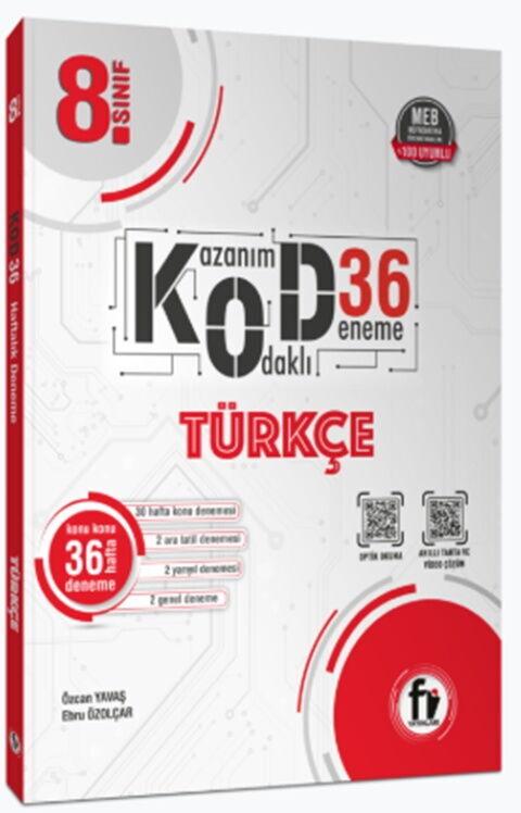 Fi Yayınları LGS 8. Sınıf Türkçe Kod 36 Deneme