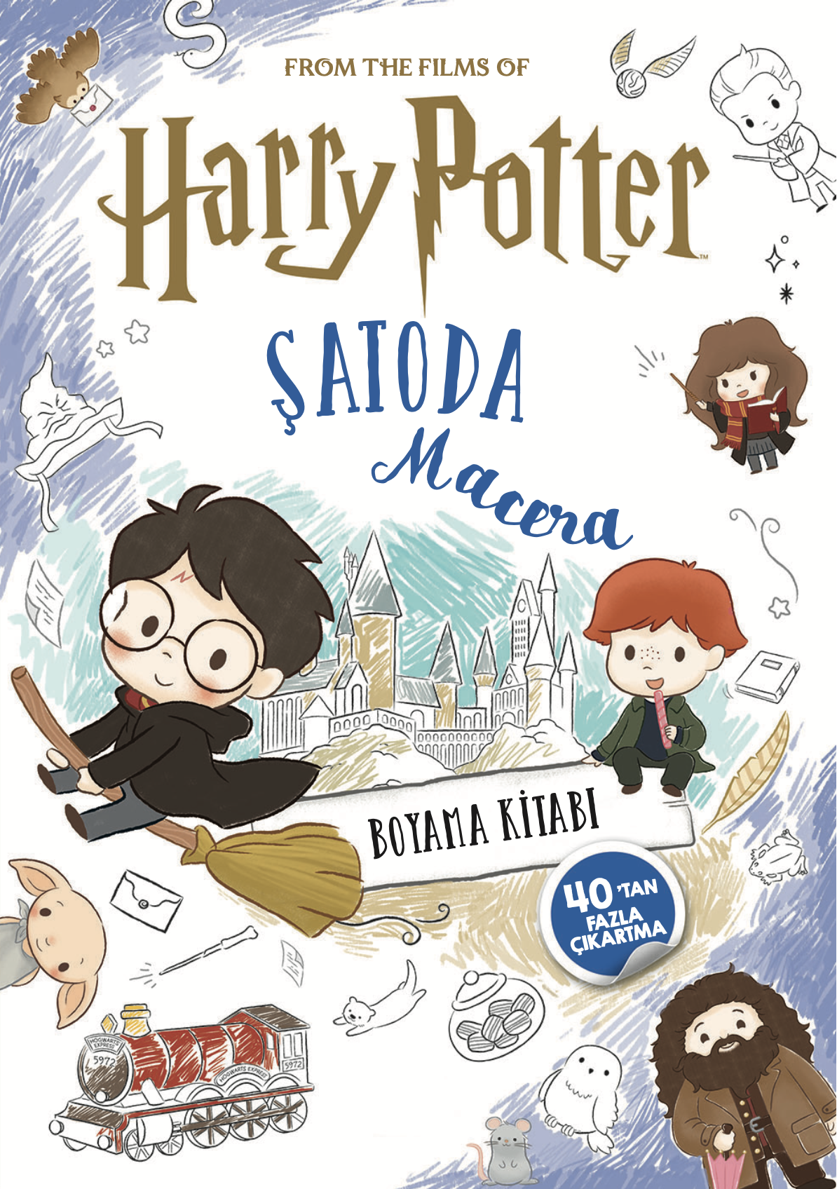 Film Özel Harry Potter Şatoda Macera Boyama Kitabı