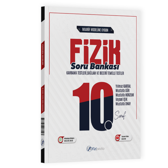 Fizipedia Yayınları 10. Sınıf Fizik Maarif Model Soru Bankası
