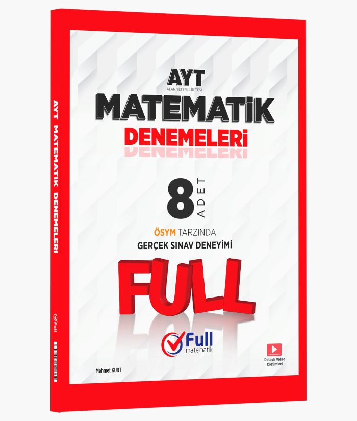 Full Matematik Yayınları AYT Matematik 8 Deneme