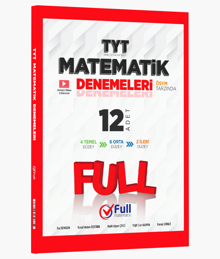 Full Matematik Yayınları TYT Matematik 12 Deneme