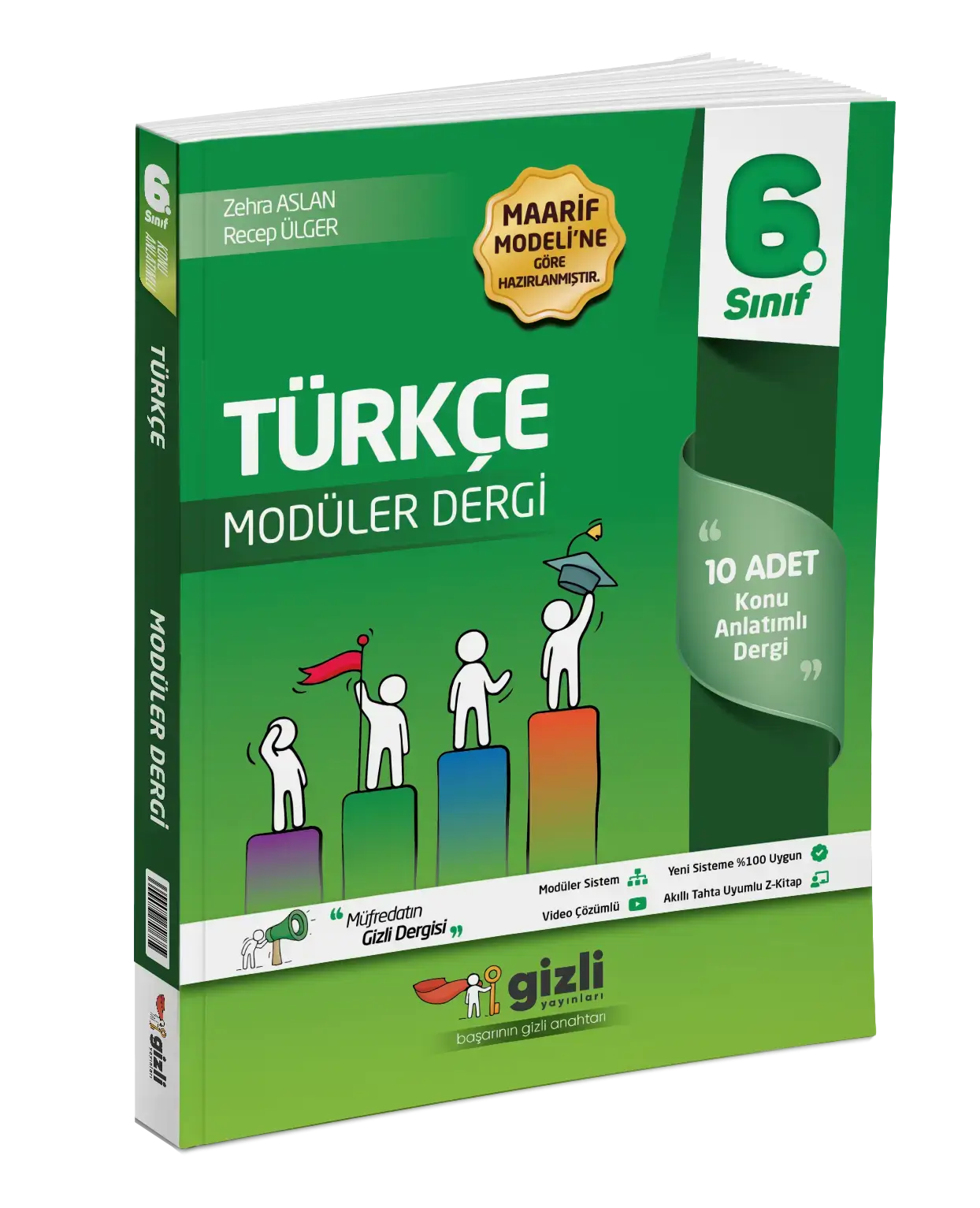 Gizli Yayınları 6. Sınıf Türkçe Müfredatın Gizli Dergisi 