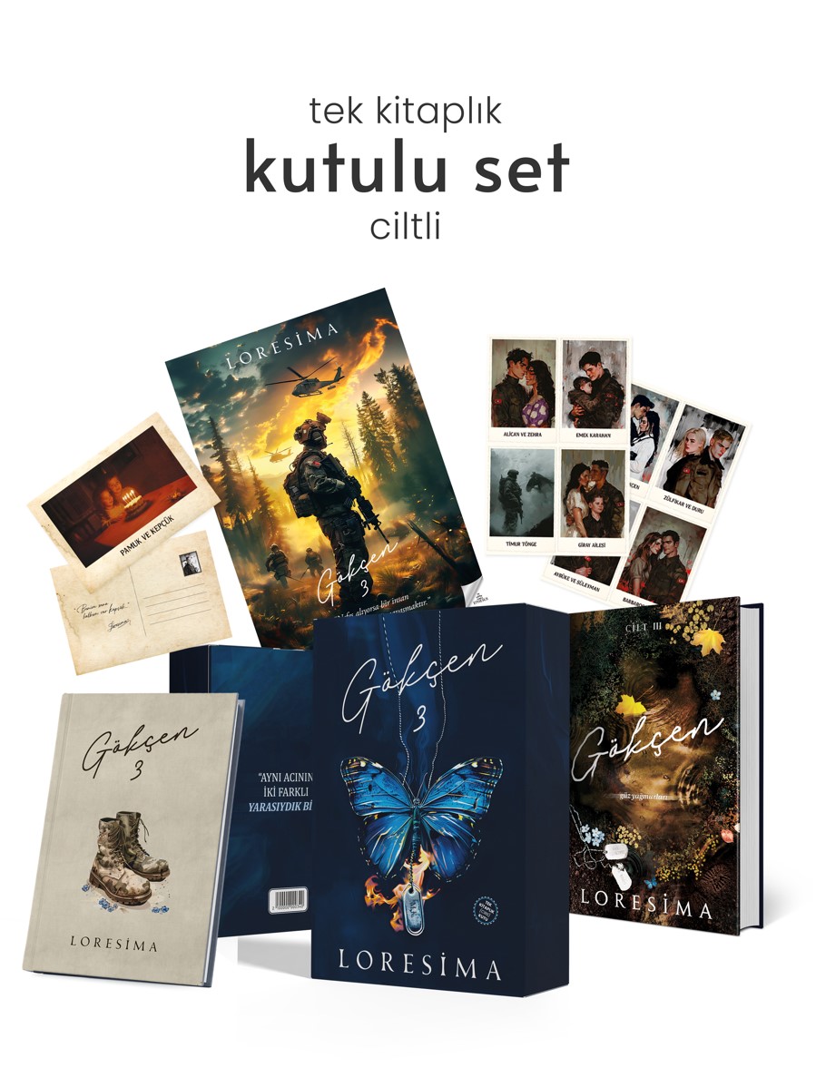 Gökçen -3 : Güz Yağmurları Hediyeli Özel Kutu (Ciltli)