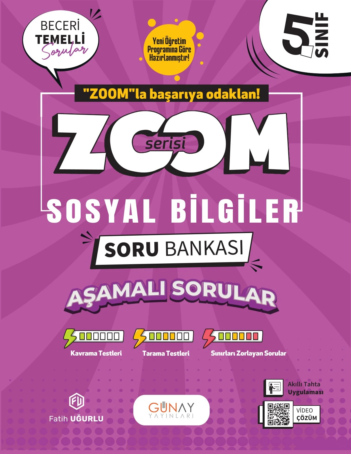 Günay Yayınları 5. Sınıf ZOOM Serisi Sosyal Bilgiler Soru Bankası