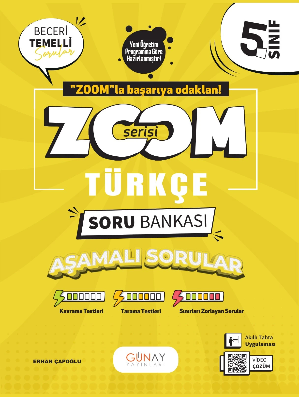 Günay Yayınları 5. Sınıf ZOOM Serisi Türkçe Soru Bankası