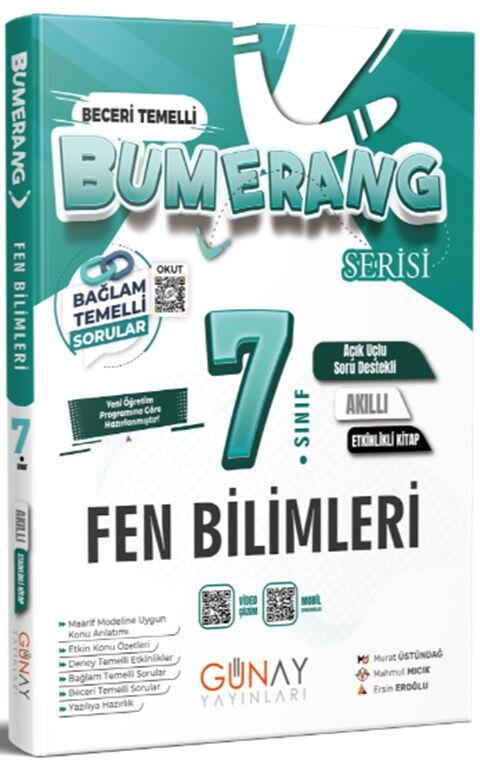 Günay Yayınları 7. Sınıf Bumerang Serisi Fen Bilimleri Etkinlikli Kitap