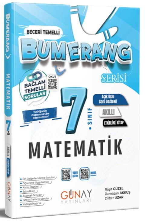 Günay Yayınları 7. Sınıf Bumerang Serisi Matematik Etkinlikli Kitap