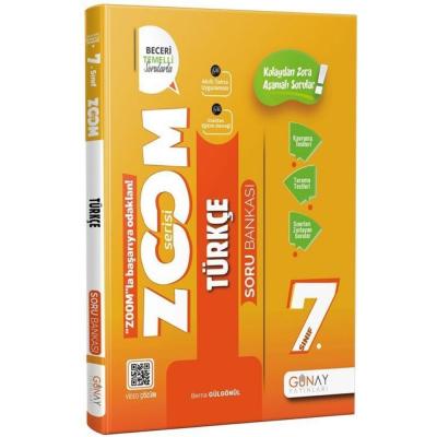 Günay Yayınları 7. Sınıf Türkçe Zoom Soru Bankası