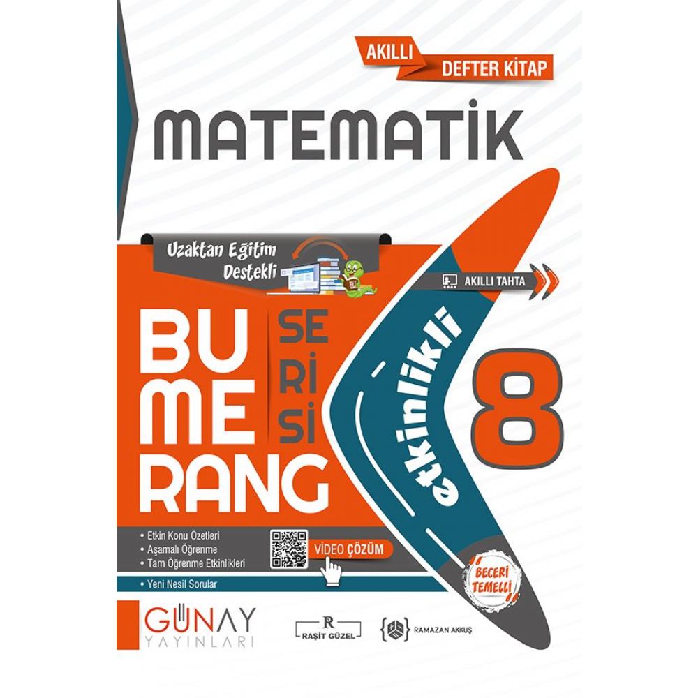 Günay Yayınları Lgs 8. Sınıf Bumerang Serisi Etkinlikli Matematik