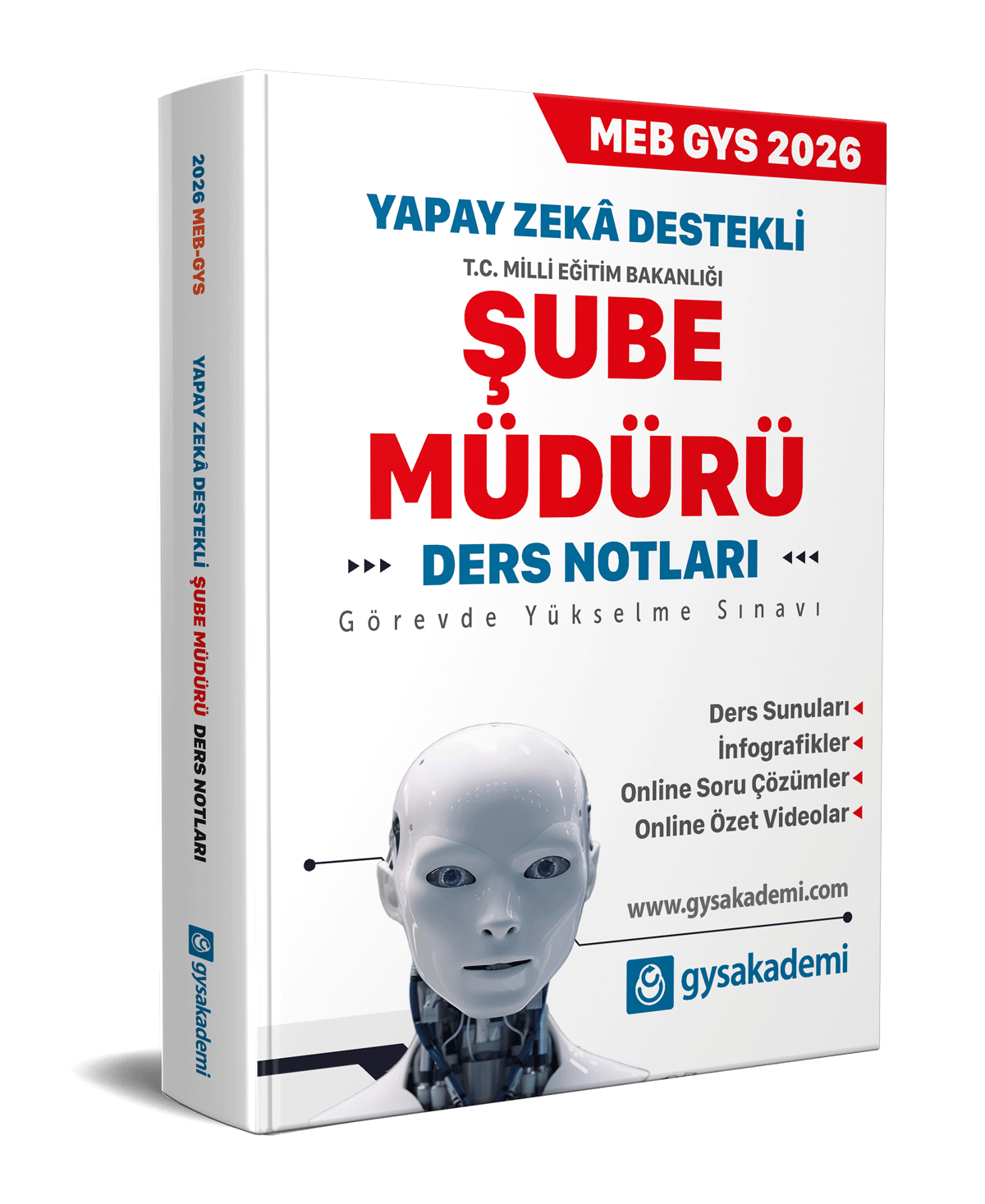 GYS Akademi 2026 MEB Yapay Zeka Destekli GYS Şube Müdürü  Ders Notları