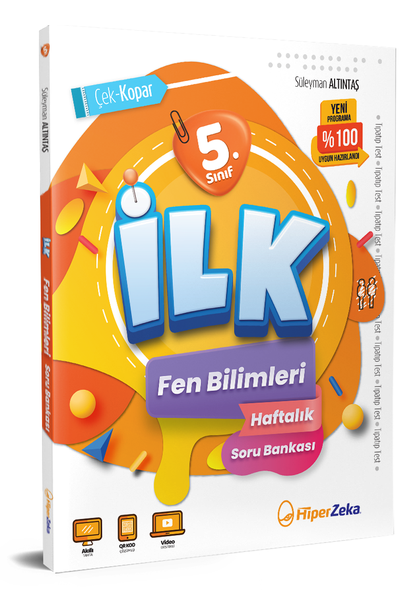 Hiper Zeka 5. Sınıf  İLK Fen Bilimleri Haftalık Soru Bankası