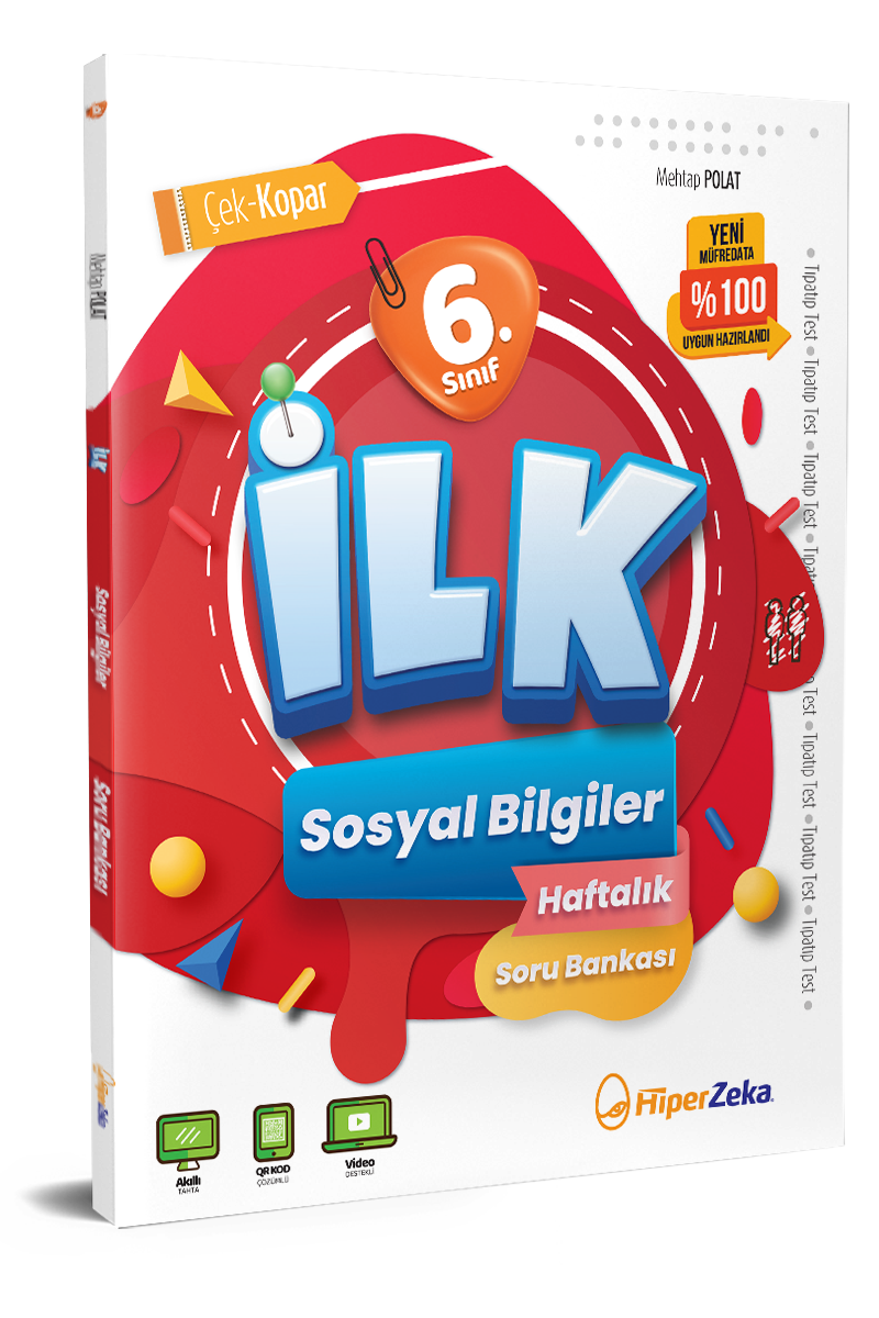 Hiper Zeka 6. Sınıf İLK Sosyal Bilgiler Haftalık Soru Bankası