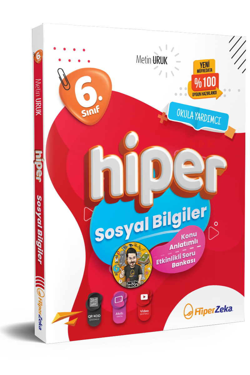 Hiper Zeka 6. Sınıf Sosyal Bilgiler Konu Anlatımlı & Soru Bankası
