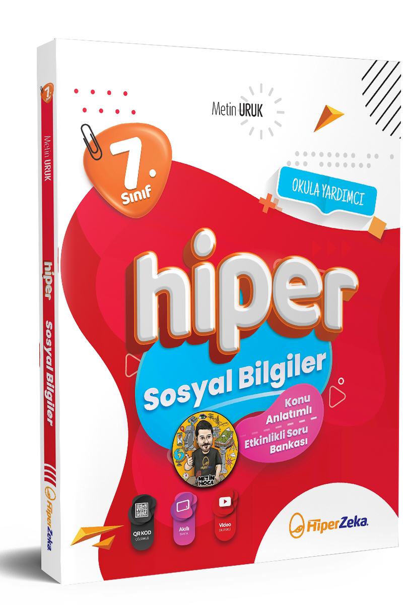 Hiper Zeka 7. Sınıf Sosyal Bilgiler Konu Anlatımlı & Soru Bankası
