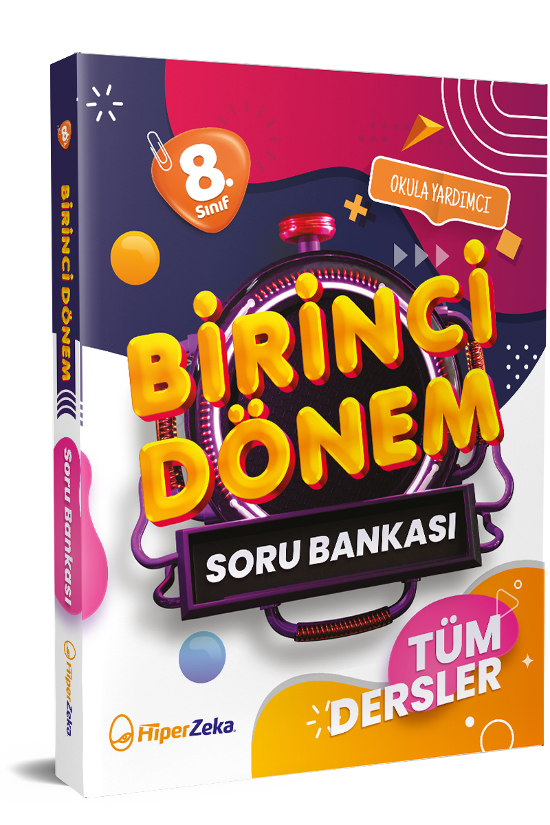 Hiper Zeka Lgs 8. Sınıf Birinci Dönem Tüm Dersler Soru Bankası