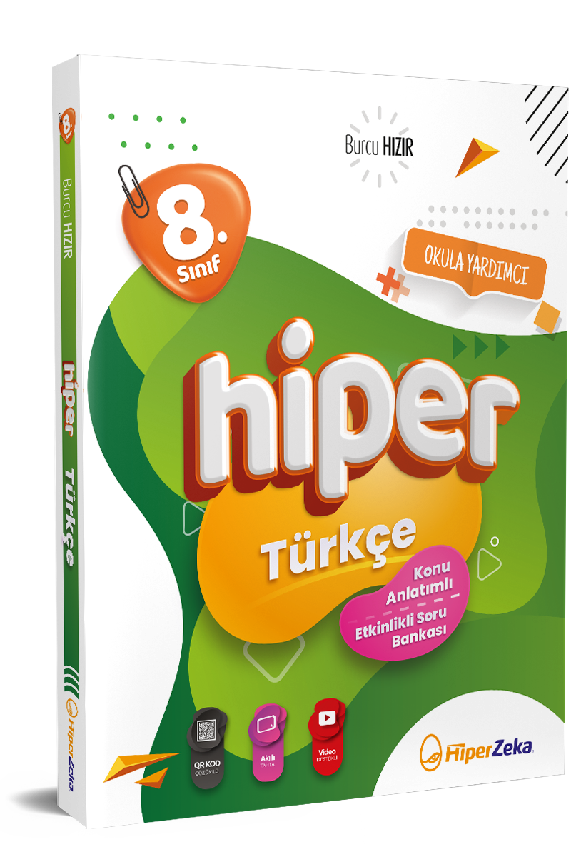 Hiper Zeka LGS 8. Sınıf Hiper Türkçe Konu Anlatımlı & Soru Bankası 