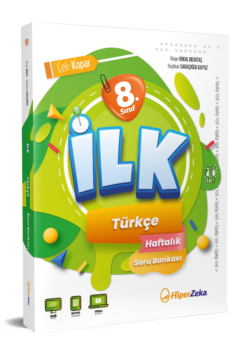 Hiper Zeka LGS 8. Sınıf İLK Türkçe Haftalık Soru Bankası