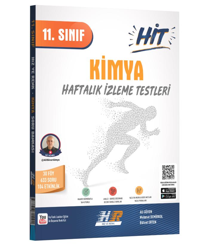 Hız ve Renk Yayınları 11. Sınıf Kimya Hit Soru Bankası
