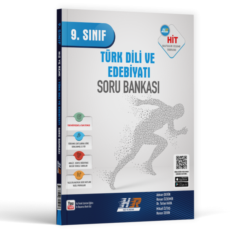 Hız ve Renk Yayınları 9. Sınıf  Türk Dili ve Edebiyatı HİT Soru Bankası