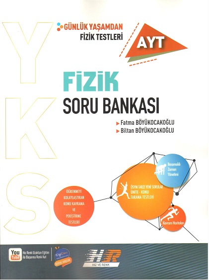 Hız Ve Renk Yayınları Ayt Fizik Soru Bankası