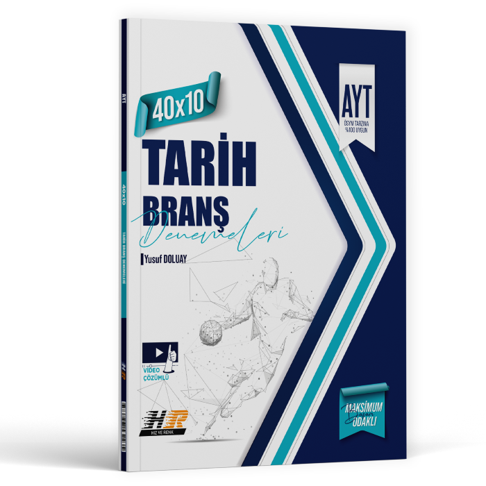 Hız ve Renk Yayınları AYT Tarih 40 x 10 Denemeleri