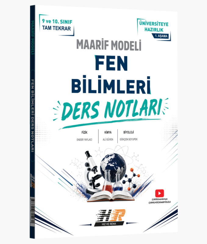 Hız ve Renk Yayınları Fen Bilimleri Maarif Modeli 1. Aşama Ders Notları